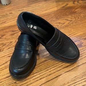 BP loafers, chunky heel